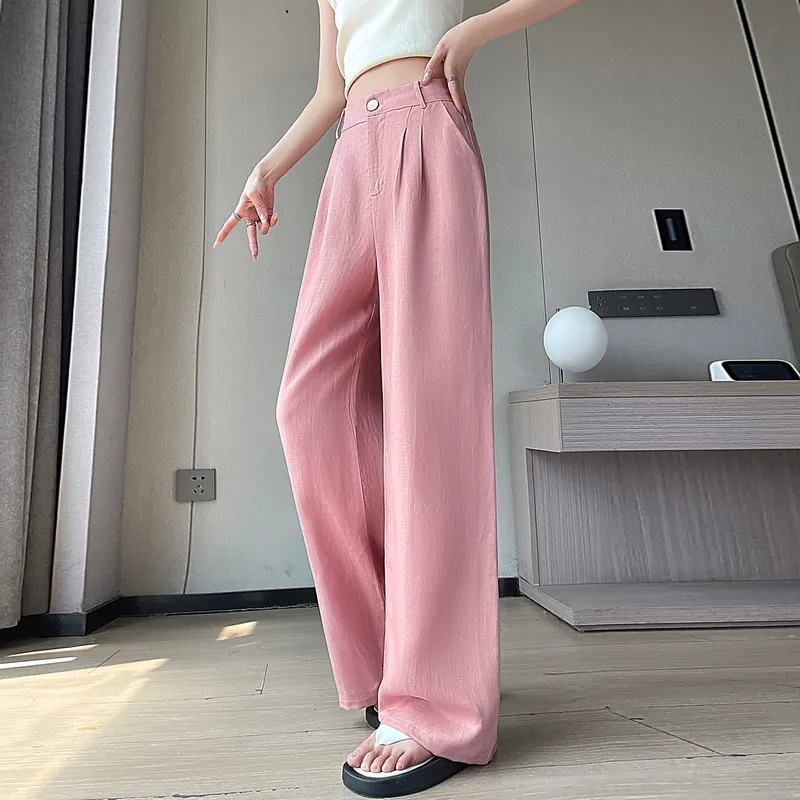 HTHK Casual Pants Women's White/Pink/Black-21