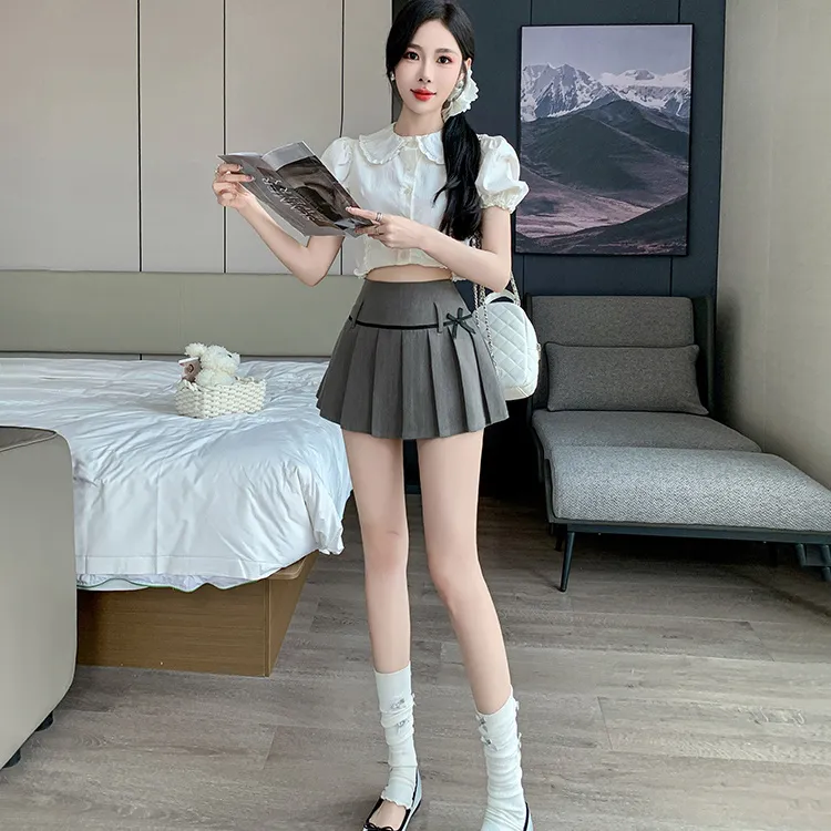 HTHK Casual Short Skirts Women's-2