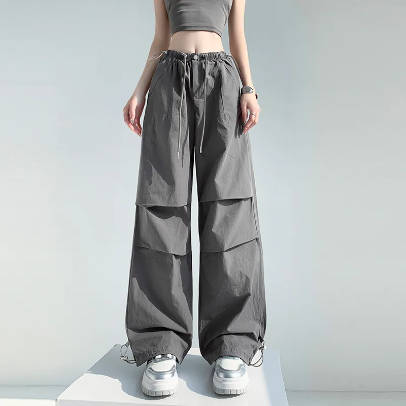 HTHK Casual Pants Women's Black/Gray/Pink/Khaki Green-8