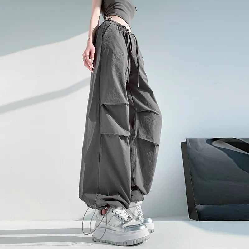 HTHK Casual Pants Women's Black/Gray/Pink/Khaki Green-10