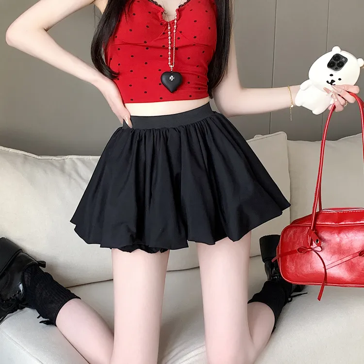 HTHK Casual Short Skirts Women's-4