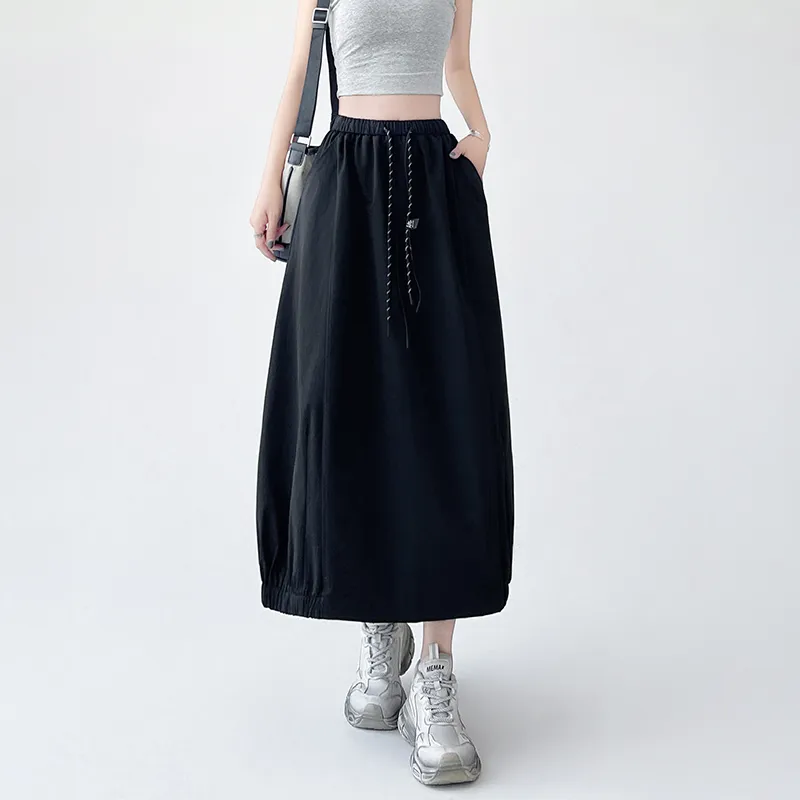 HTHK Casual Long Skirts Women's-2