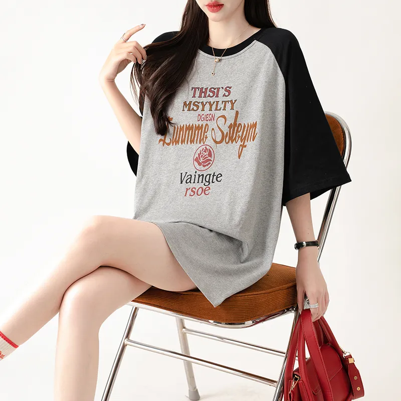 HTHK T Shirts Women's Black Gray Color-4