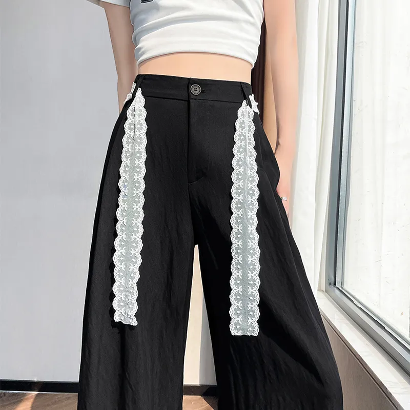 HTHK Casual Pants Women's White/Black/Cream Apricot-35