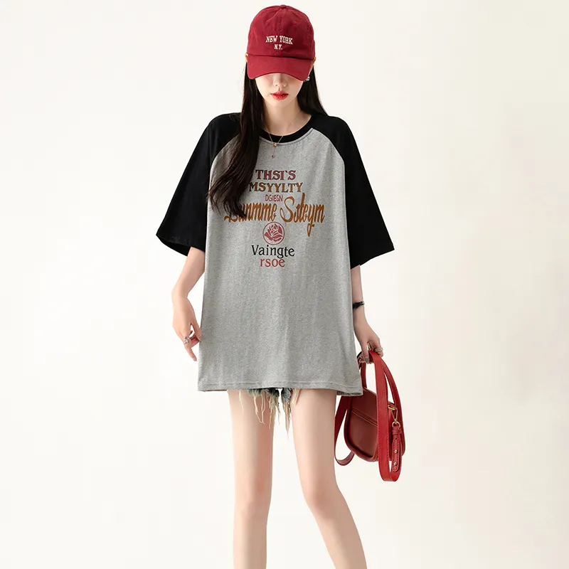 HTHK T Shirts Women's Black Gray Color-5
