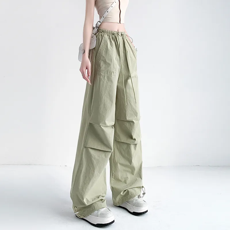 HTHK Casual Pants Women's Black/Gray/Pink/Khaki Green-20