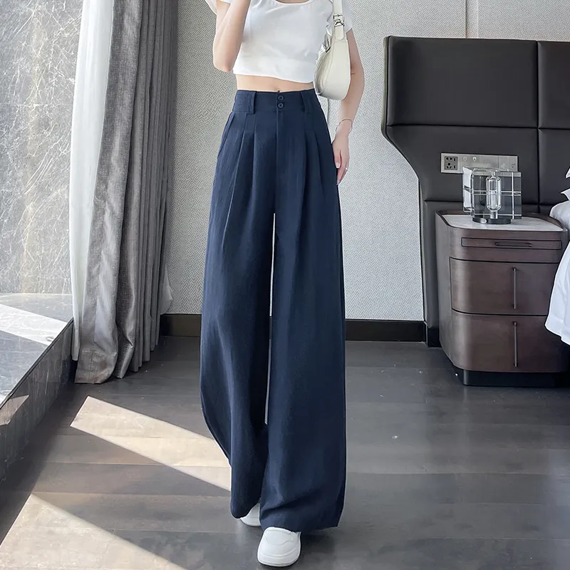 HTHK Casual Pants Women's White/Khaki/Navy Blue-50