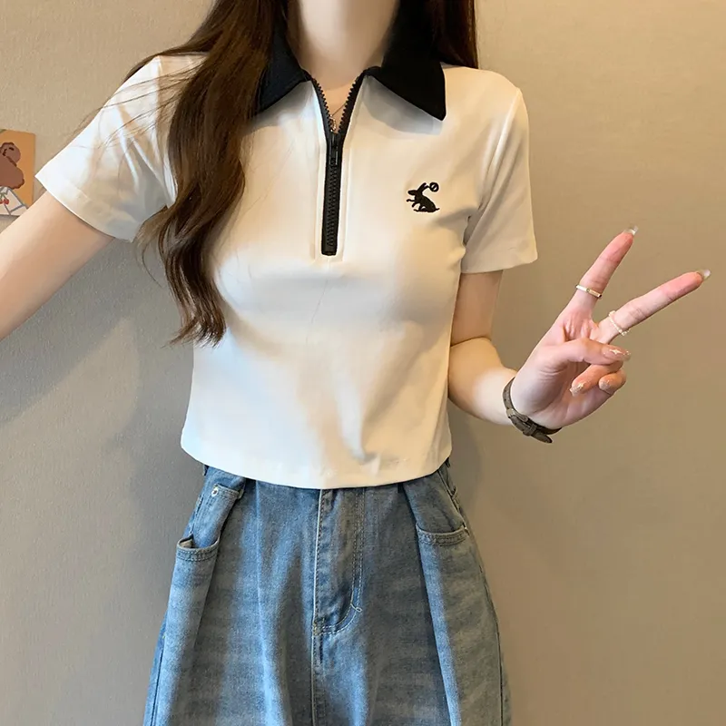 HTHK T Shirts Women's White-2