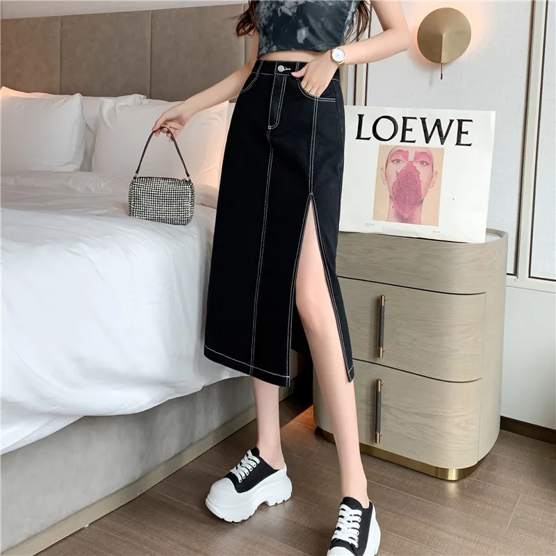 HTHK Casual Long Skirts Women's-4