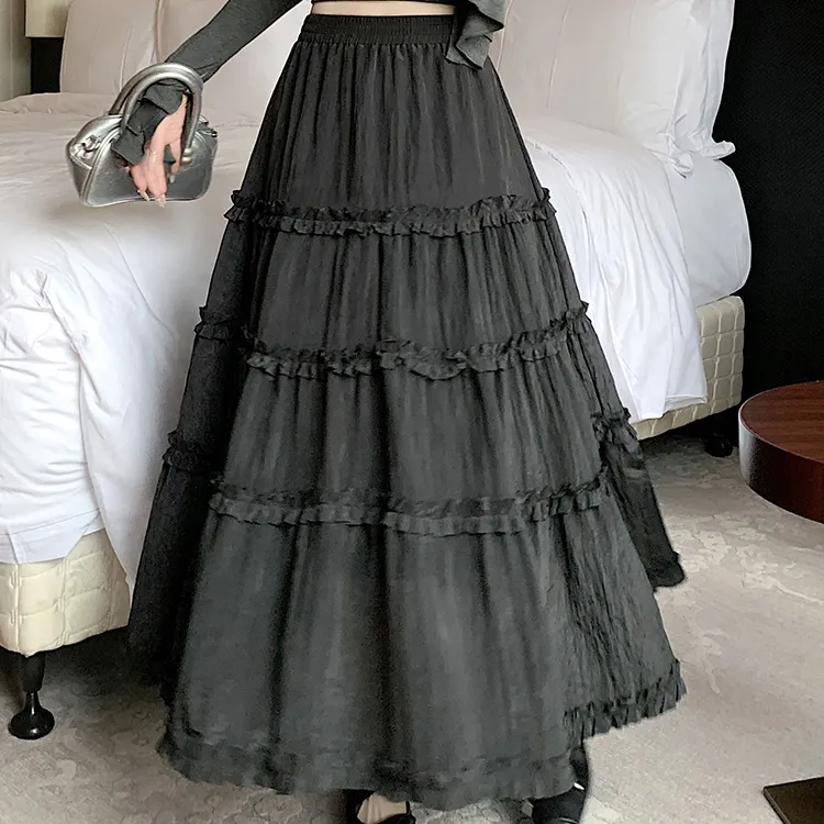 HTHK Casual Long Skirts Women's-2