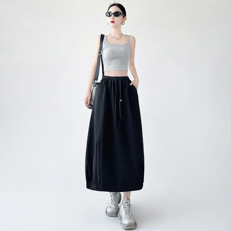 HTHK Casual Long Skirts Women's-1