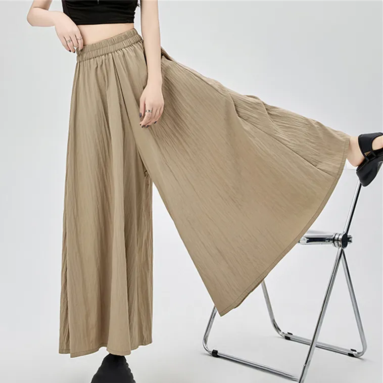 HTHK Casual Pants Women's Black/Pink/Khaki/Apricot-17