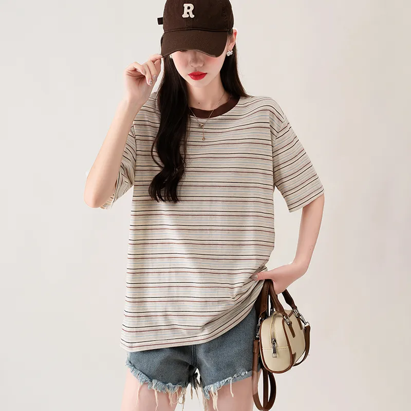 HTHK T Shirts Women's Apricot-1
