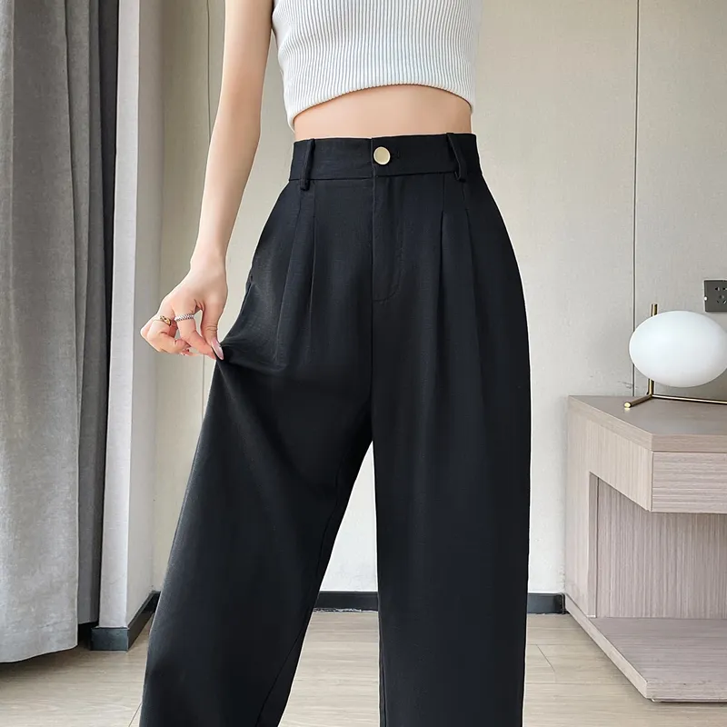 HTHK Casual Pants Women's White/Pink/Black-41