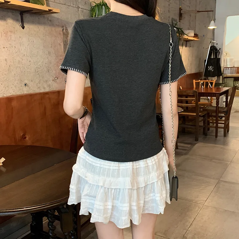 HTHK Regular Casual T Shirt Women's-7