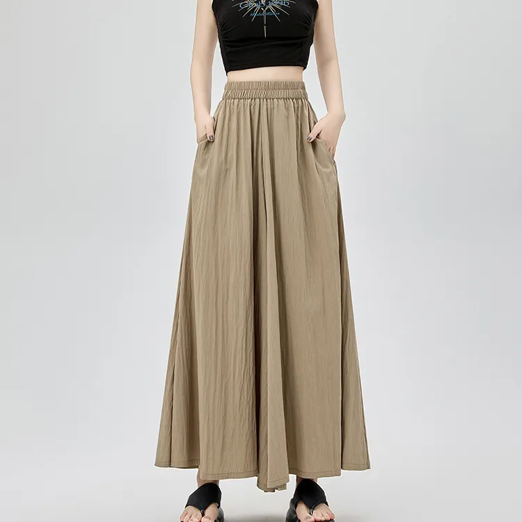 HTHK Casual Pants Women's Black/Pink/Khaki/Apricot-15
