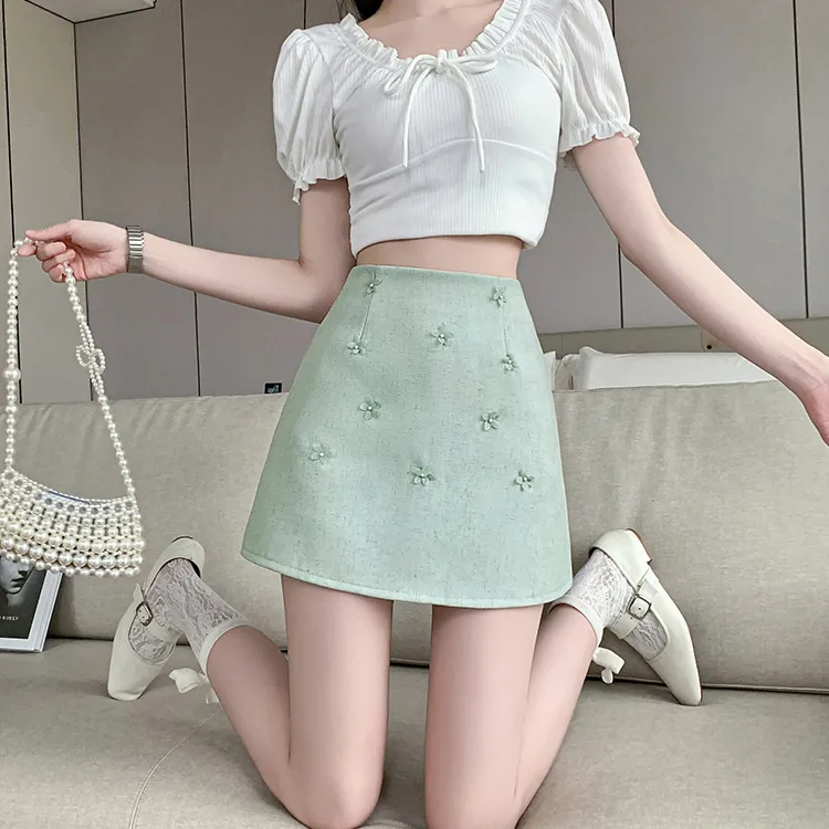 HTHK Casual Short Skirts Women's-16