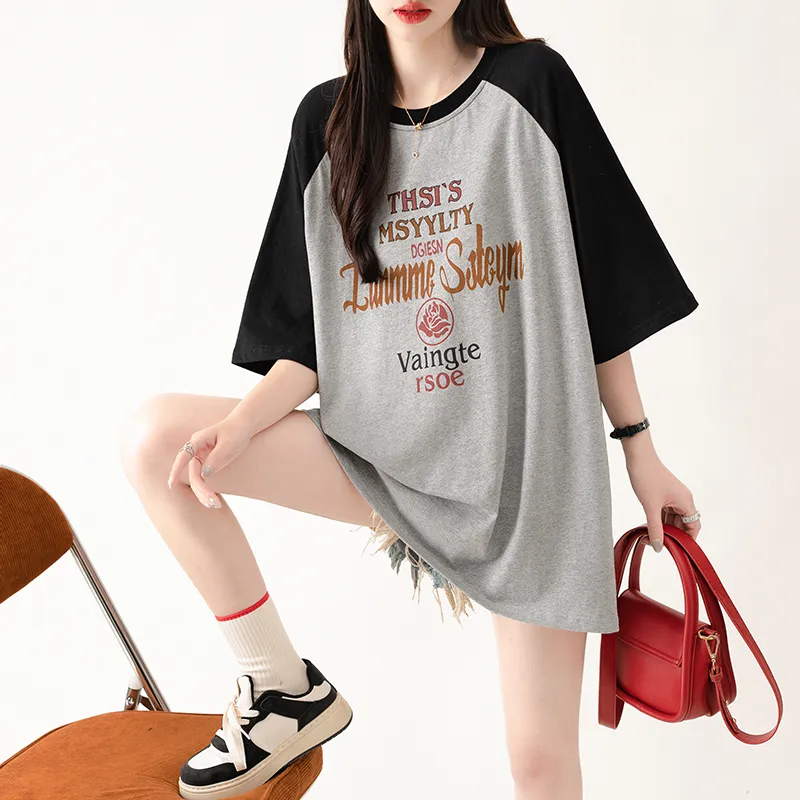 HTHK T Shirts Women's Black Gray Color-3