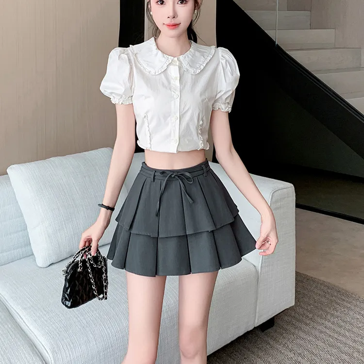HTHK Casual Short Skirts Women's-2