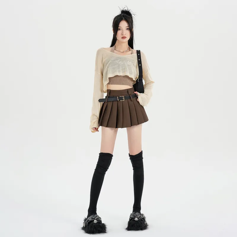 HTHK Casual Short Skirts Women's-10