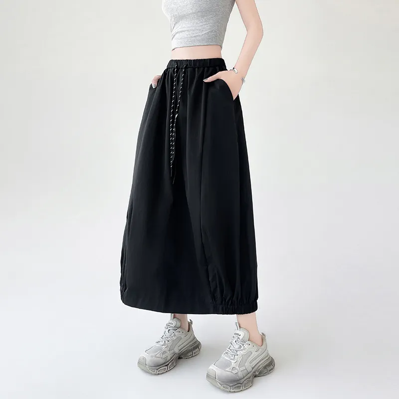 HTHK Casual Long Skirts Women's-4