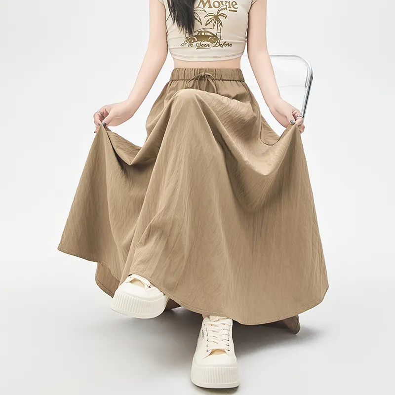 HTHK Casual Long Skirts Women's-4