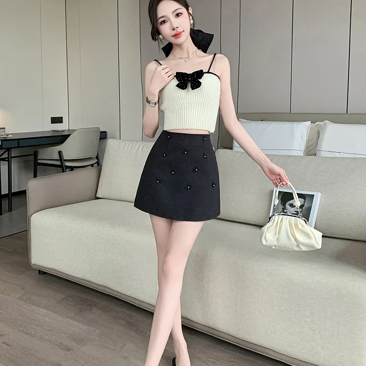 HTHK Casual Short Skirts Women's-3
