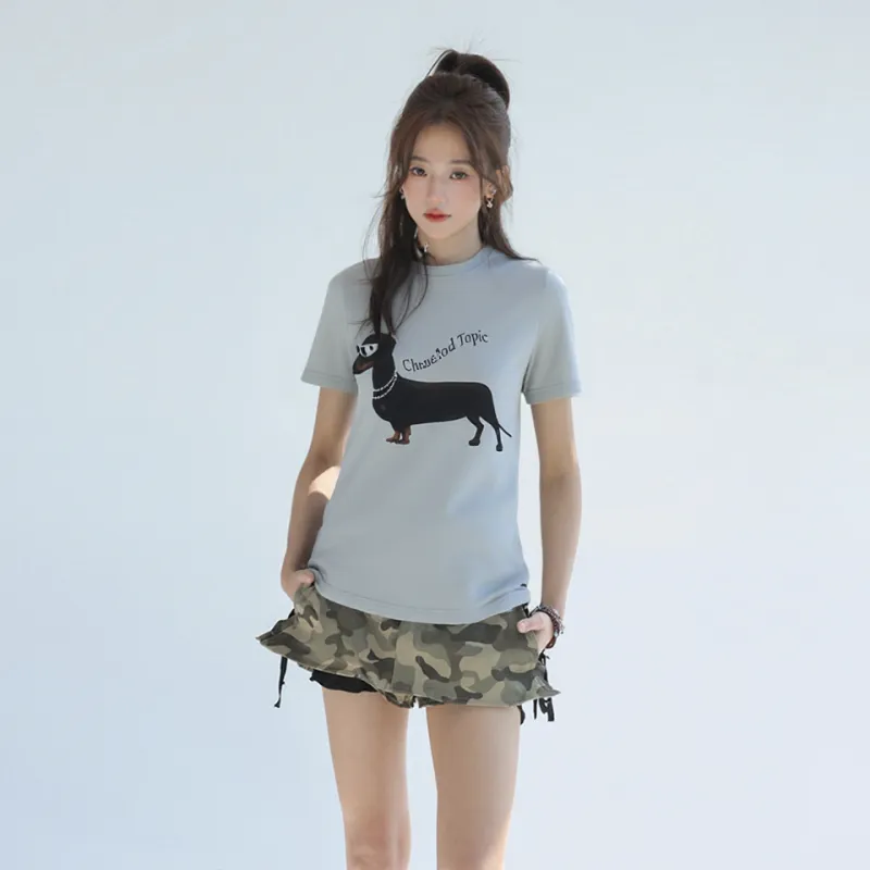 CHANT'2nd Set in Sleeve T Shirt Women's-4