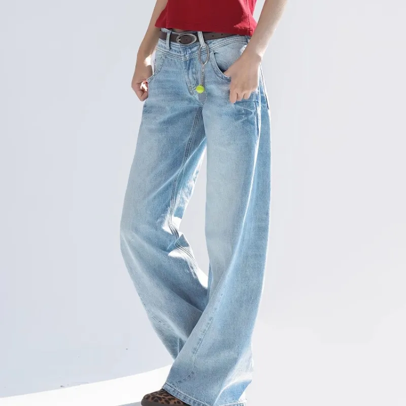 CHANT'2nd Jeans Women's Light Blue-4