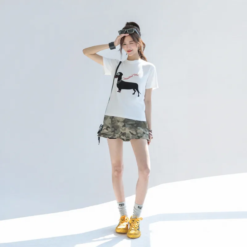 CHANT'2nd Set in Sleeve T Shirt Women's-12