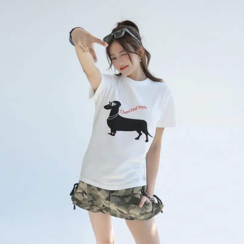 CHANT'2nd Set in Sleeve T Shirt Women's-10