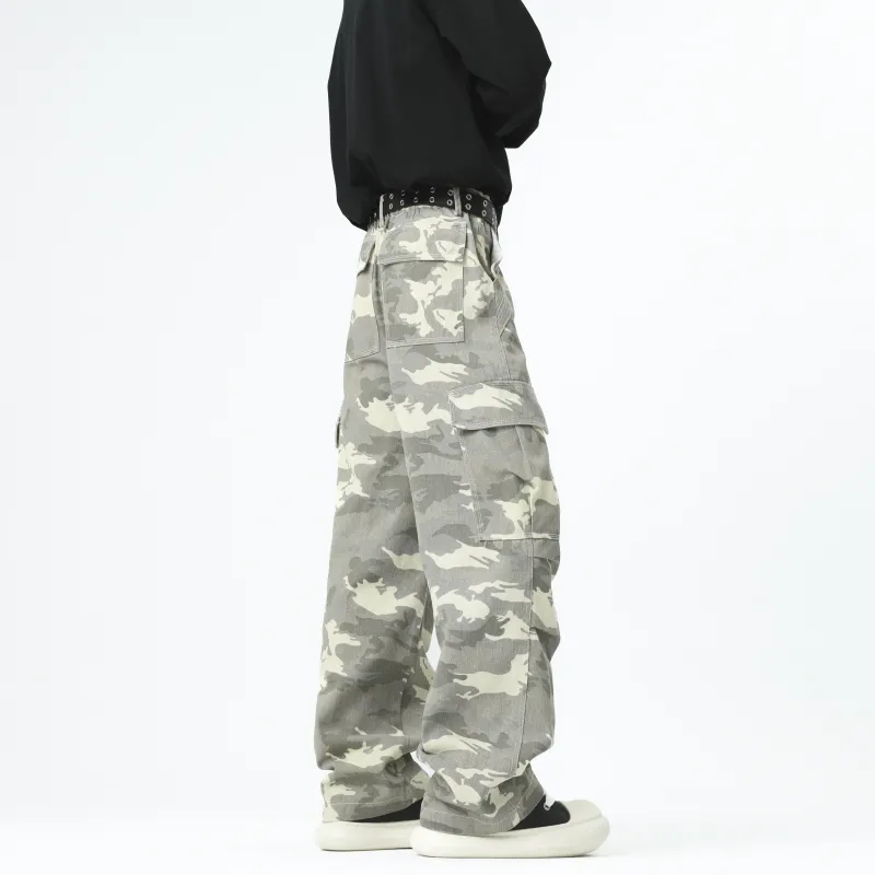 TESTUNG Jeans Unisex Desert Camouflage Style-5