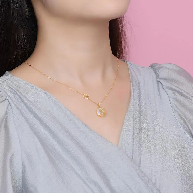 LAOMIAO S925 Silver Necklaces Women's-2
