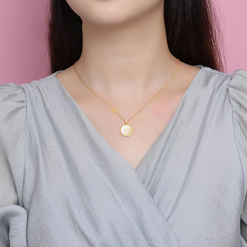LAOMIAO S925 Silver Necklaces Women's-3