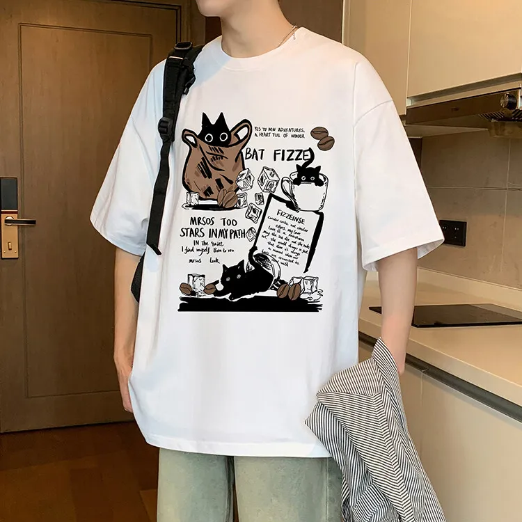 TESTUNG Fashion Minimalist Style T Shirt Men's-9