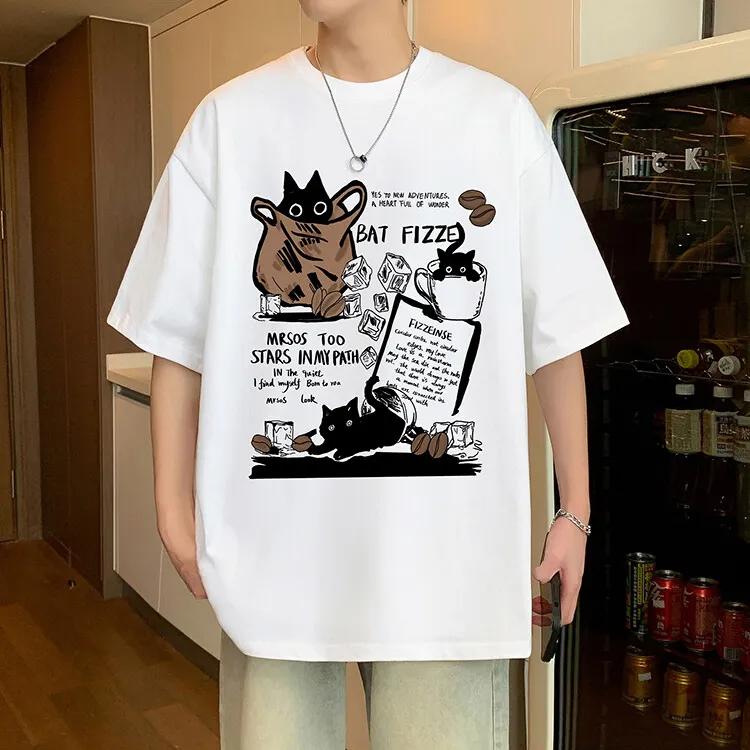 TESTUNG Fashion Minimalist Style T Shirt Men's-8