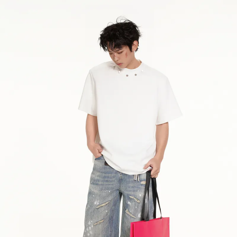ZYKY American Luxury Streetwear Basic Versatile Commute Cropped T Shirt Unisex-15