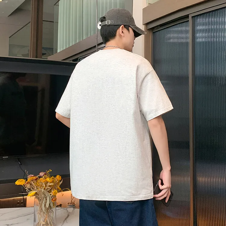 TESTUNG Fashion Minimalist Style T Shirt Men's-5