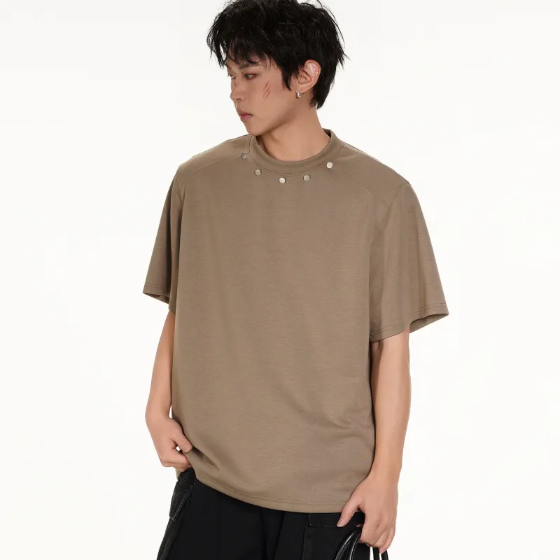 ZYKY American Luxury Streetwear Basic Versatile Commute Cropped T Shirt Unisex-2