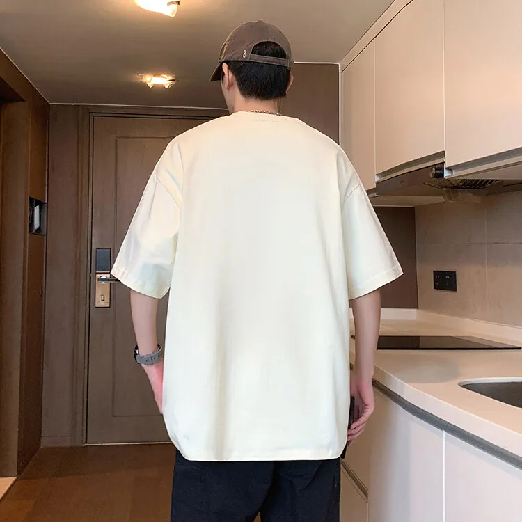 TESTUNG Fashion Minimalist Style T Shirt Men's-20
