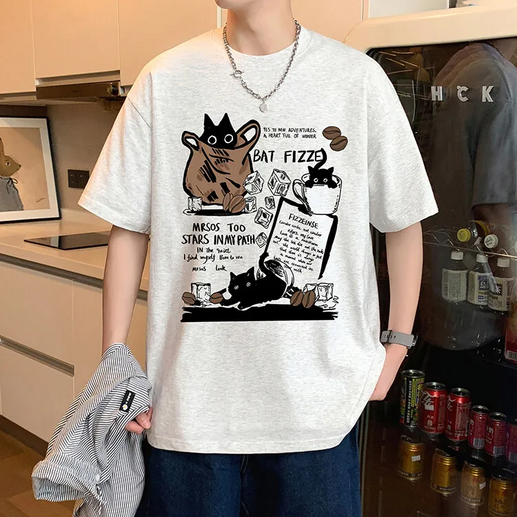 TESTUNG Fashion Minimalist Style T Shirt Men's-3