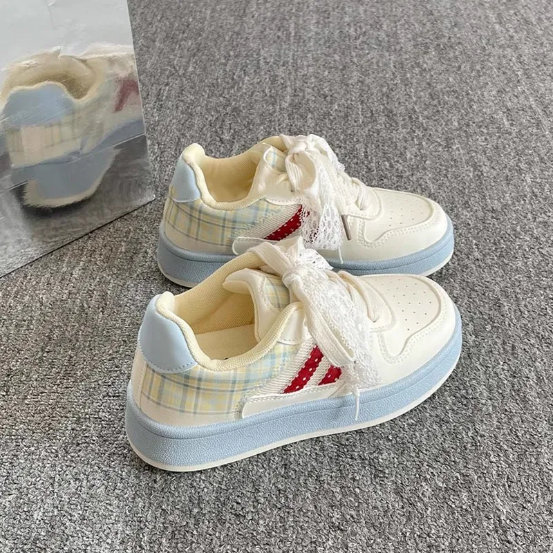 PARK DANCE Low Top Skateboard Shoes Women's-5