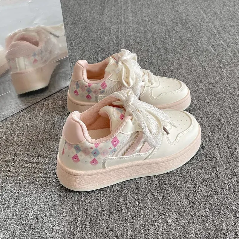 PARK DANCE Low Top Skateboard Shoes Women's-3