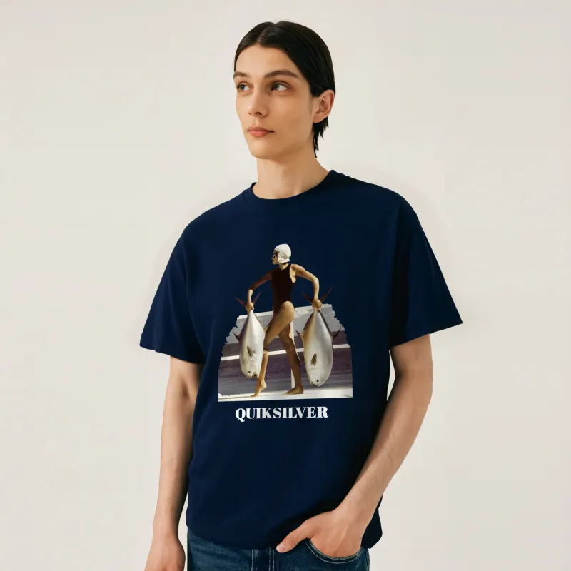 Quiksilver T Shirts Unisex-13