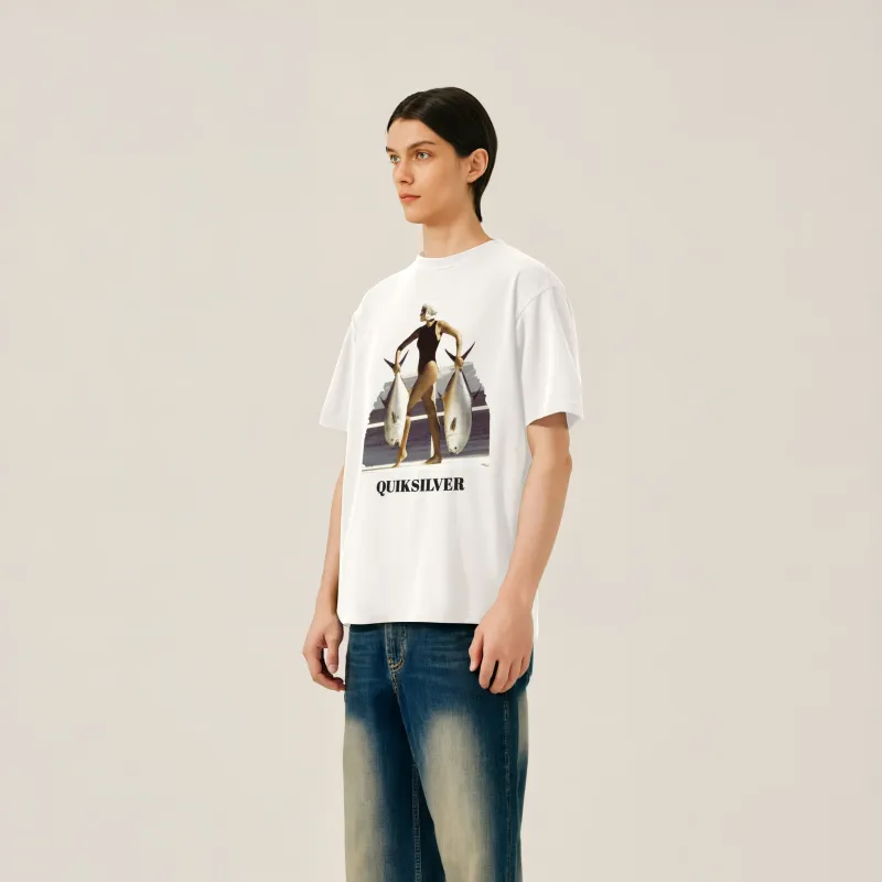 Quiksilver T Shirts Unisex-6