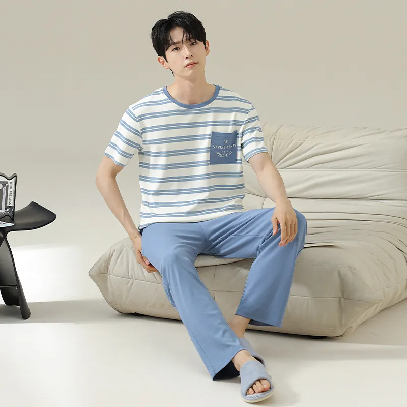 FENTENGCARE Pajama Set Men's Image Color-1