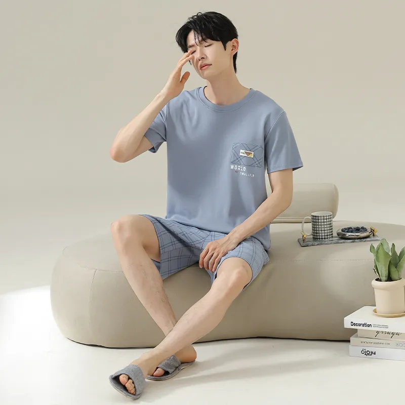 FENTENGCARE Pajama Set Men's Image Color-1
