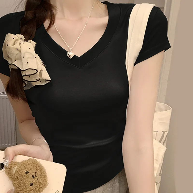 Puppytown Set in Sleeve T Shirt Women's-1
