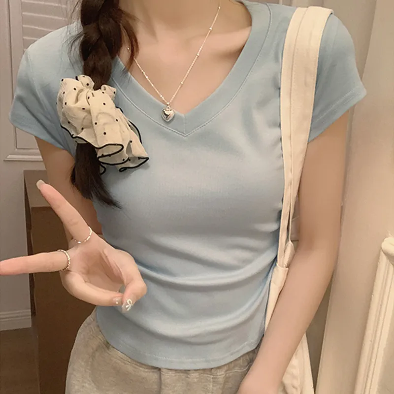 Puppytown Set in Sleeve T Shirt Women's-8