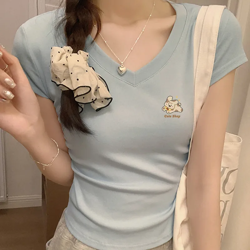 Puppytown Set in Sleeve T Shirt Women's-30